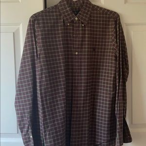 ralph lauren button down size medium shirt